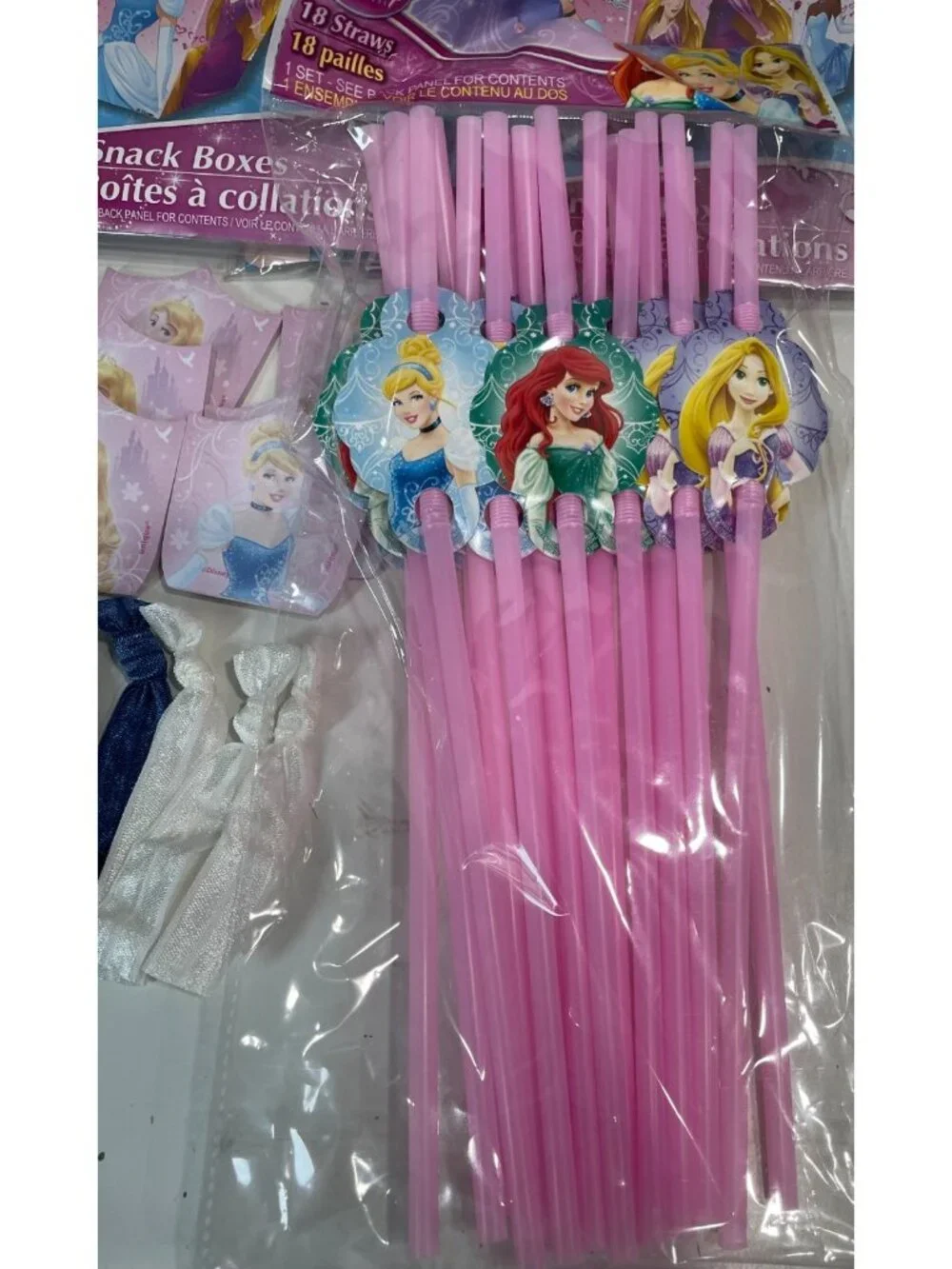 Disney Princess Birthday Party Decor Favors Lot Loot Goodie Bag Filler for 12